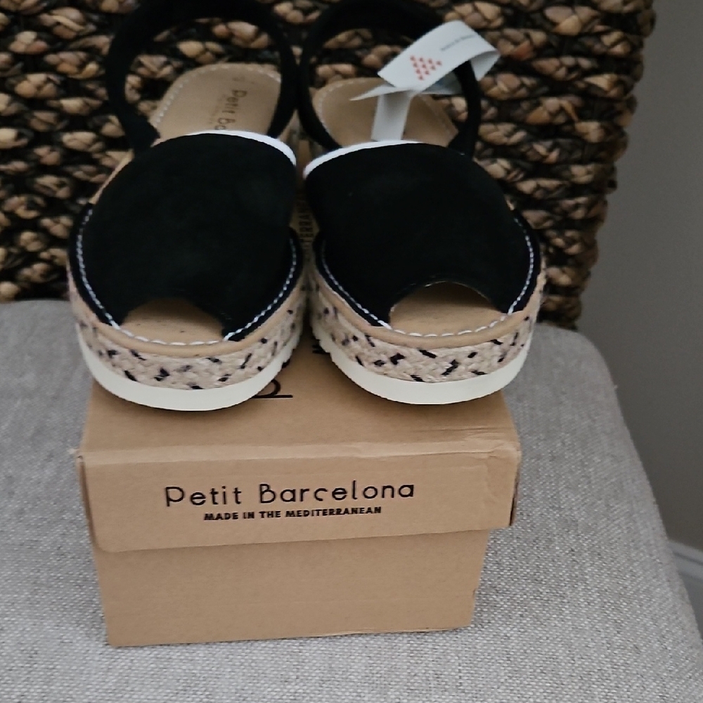 Black Espadrille Sandals